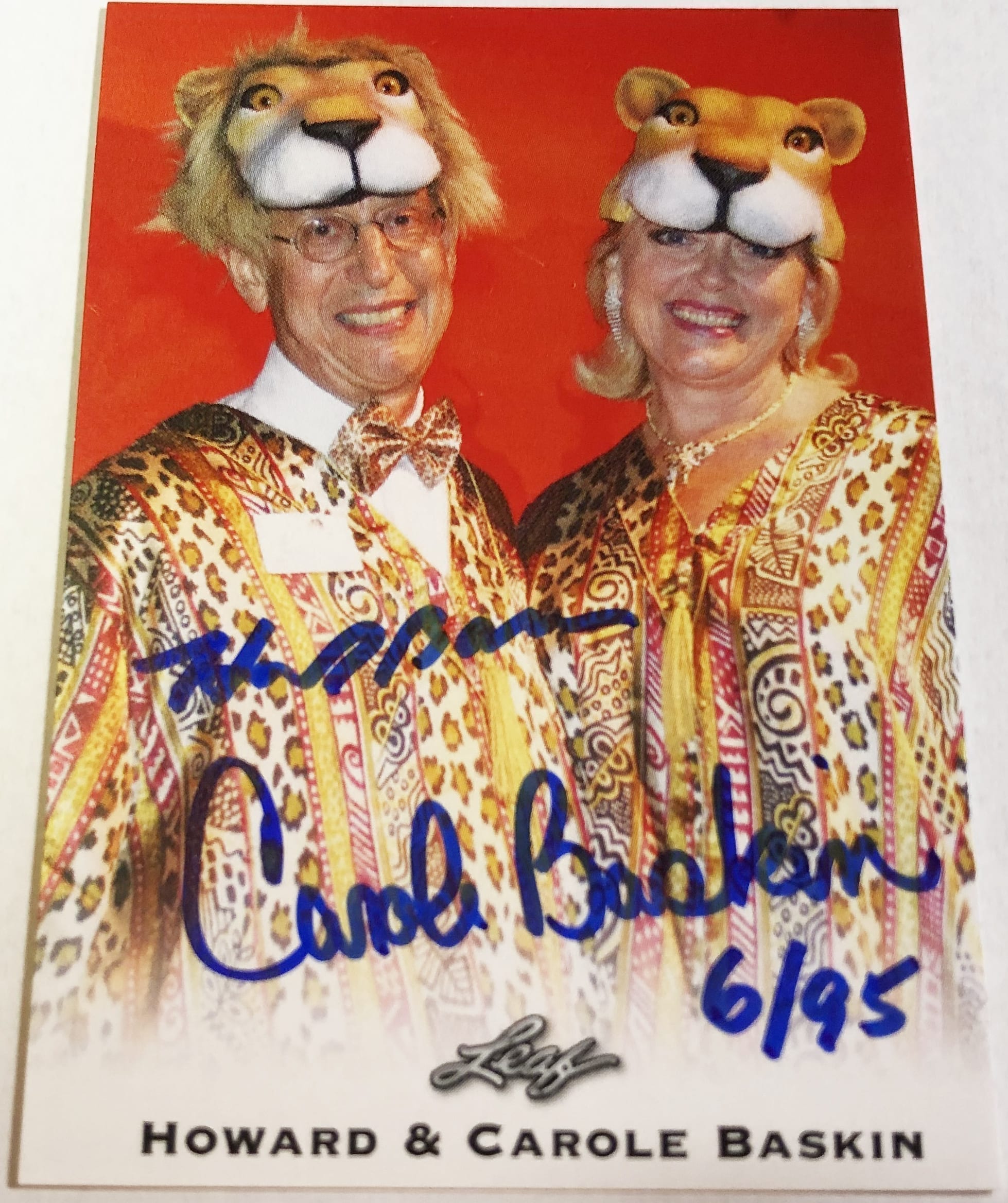 Carole Baskin Autograph